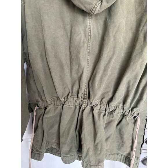 Free People Joshua Tree Utility Jacket Oversized Cargo Army Military XS - Picture 6 of 12